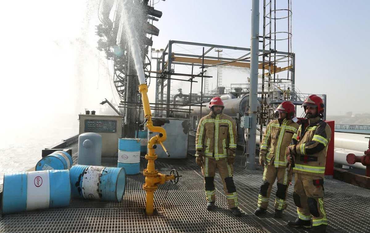 مانور + شرایط اضطراری +پایانه نفتی خارگ  12