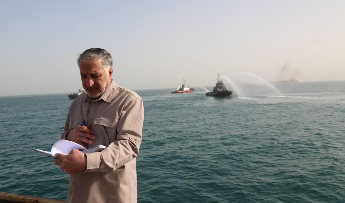 مانور + شرایط اضطراری +پایانه نفتی خارگ  7