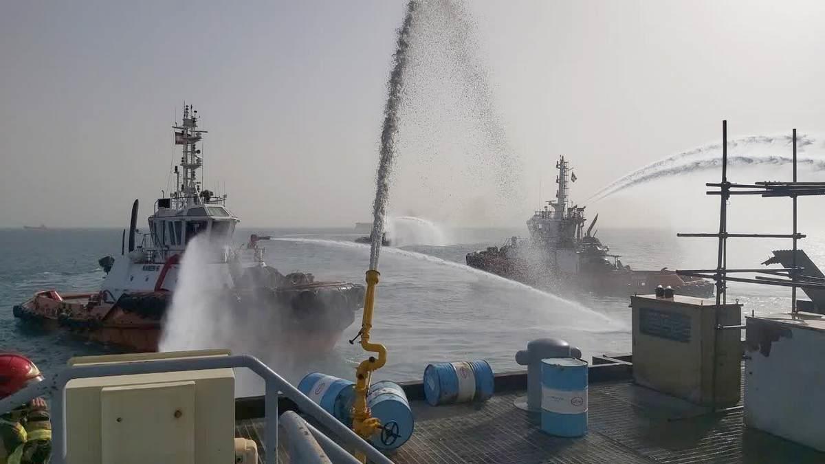 مانور + شرایط اضطراری +پایانه نفتی خارگ  3