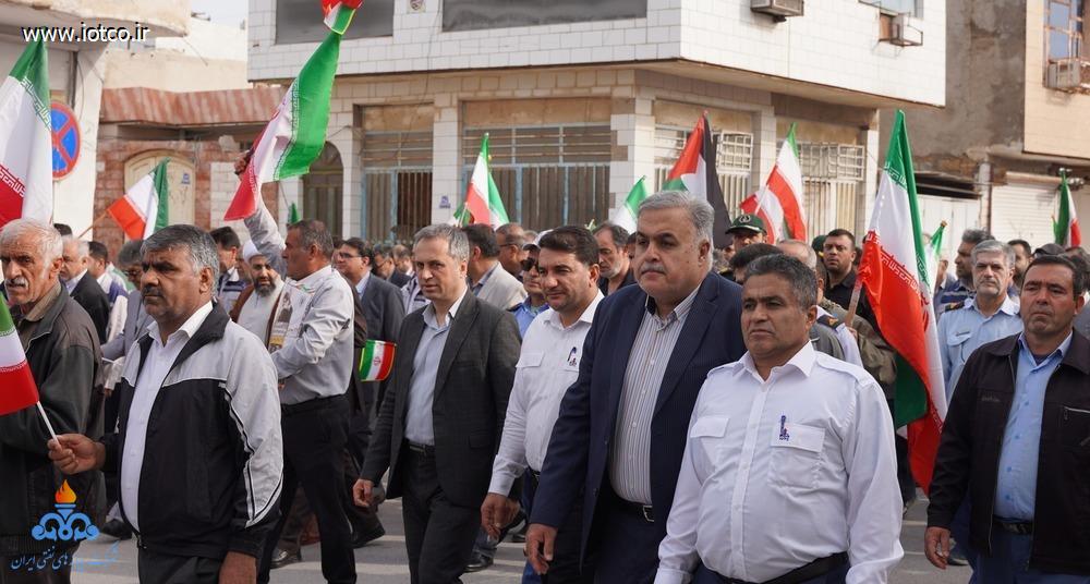 کارکنان شرکت پایانه‌های نفتی ایران + راهپیمایی یوم‌الله ۲۲ بهمن 60