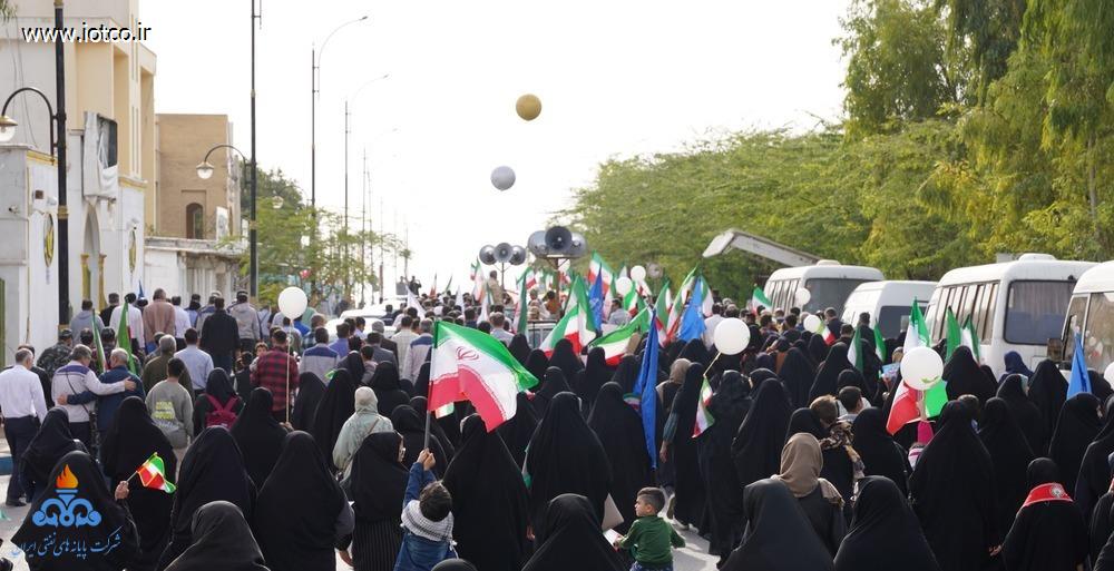کارکنان شرکت پایانه‌های نفتی ایران + راهپیمایی یوم‌الله ۲۲ بهمن 33