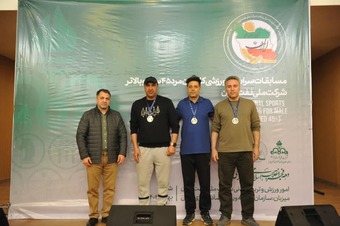 حضور موفق کاروان ورزشی پایانه‌های نفتی ایران در المپیاد کارکنان بالای ۴۵ سال 3