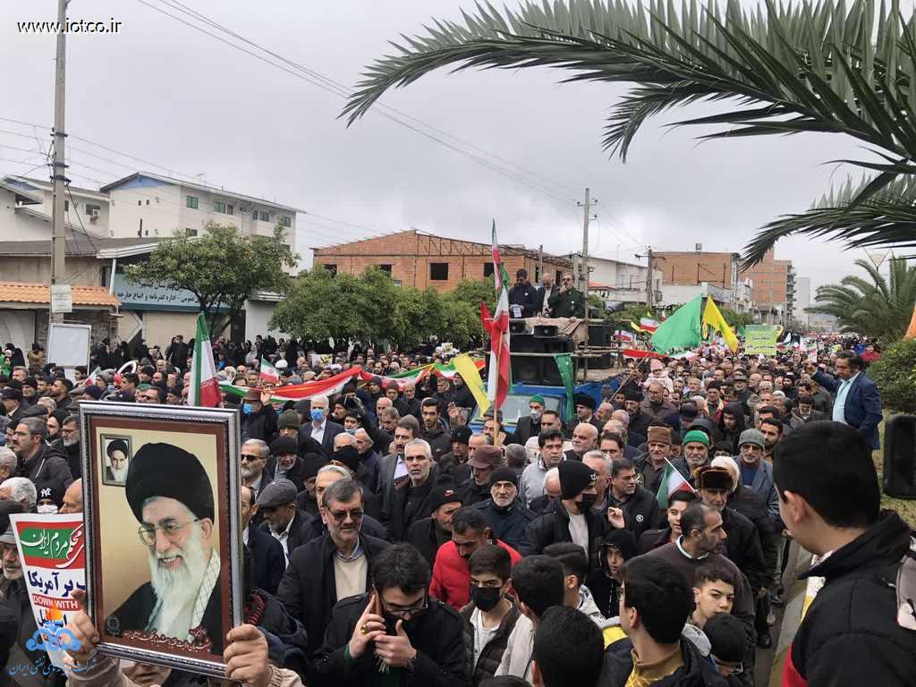 کارکنان شرکت پایانه‌های نفتی ایران + راهپیمایی یوم‌الله ۲۲ بهمن 7