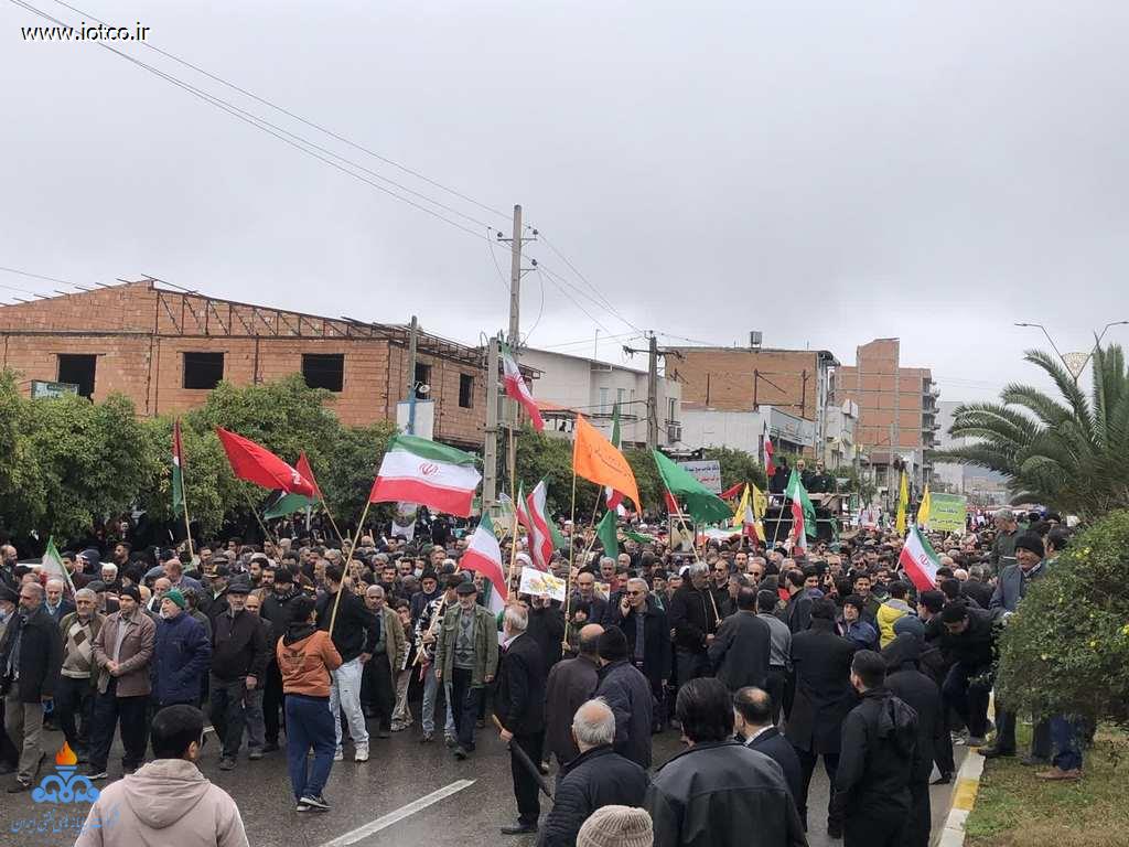 کارکنان شرکت پایانه‌های نفتی ایران + راهپیمایی یوم‌الله ۲۲ بهمن 2