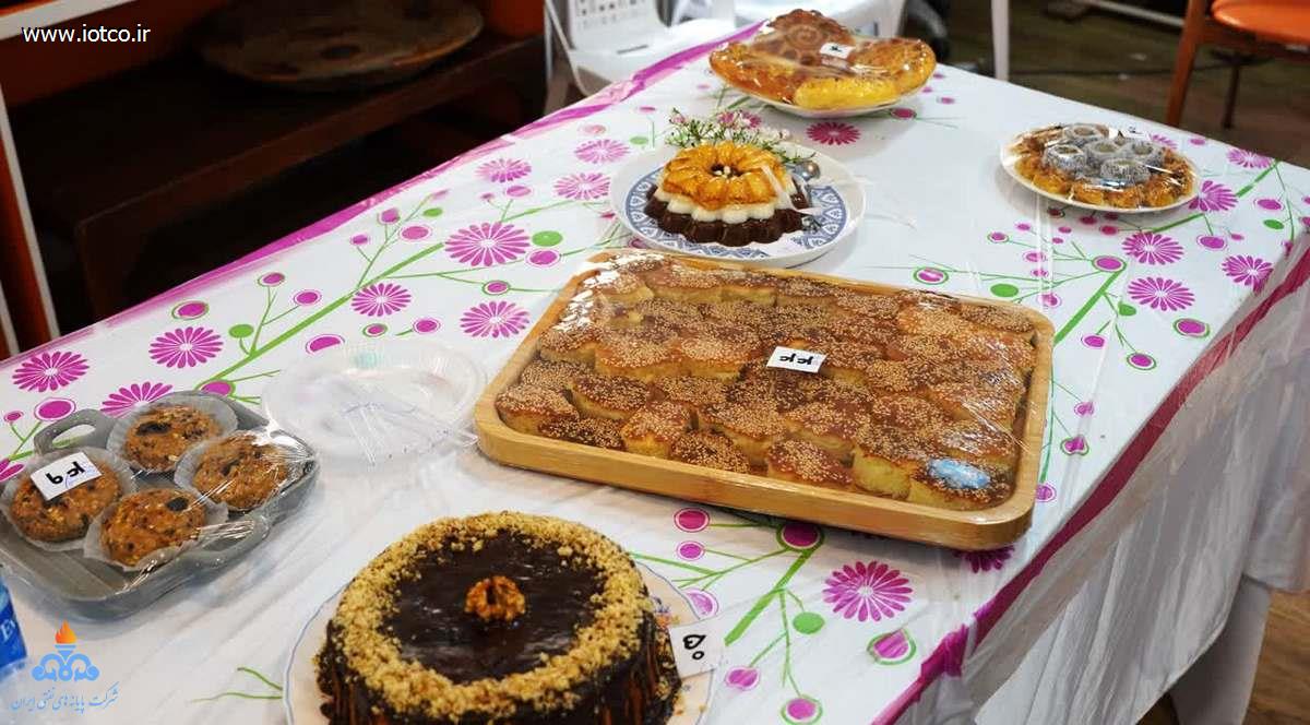 برگزاری جشنواره پخت کیک و شیرینی و جشنواره پخت غذای محلی در پایانه نفتی خارگ 9
