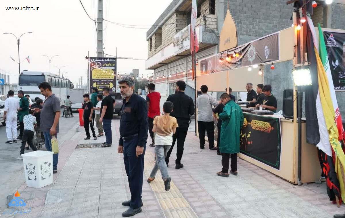 برپایی موکب امام رضا(ع) + پایانه میعانات گازی پارس جنوبی  6