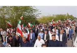 حضور پرشور کارکنان شرکت پایانه‌های نفتی ایران در راهپیمایی یوم‌الله ۲۲ بهمن