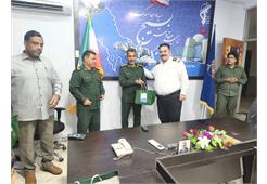 گرامیداشت هفته بسیج در پایانه نفتی جاسک