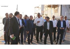 بازدید علمی دانشجویان دانشگاه عالی دفاع ملی از پایانه نفتی خارگ