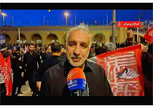  مدیرعامل پایانه‌های نفتی در مراسم وداع با رهبر شهید: شکوه حضور مردم، جلوه‌ای از اقتدار و انسجام ملی ایران است