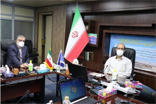 مدیرعامل شرکت پایانه های نفتی ایران با مدیرعامل شرکت ملی مناطق نفتخیز جنوب دیدار کرد
