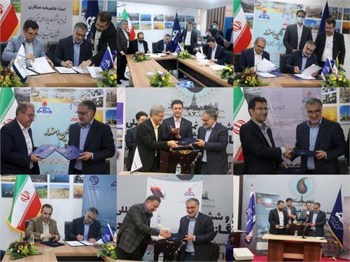 شرکت پایانه‌های نفتی ایران چندین قرارداد و تفاهم‌نامه‌ با دانش‌بنیان‌ها امضا کرد