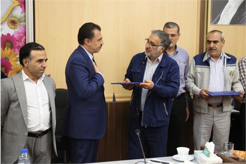 گزارش تصویری/ سرپرست مدیریت خدمات پشتیبانی پایانه های نفتی ایران معارفه شد